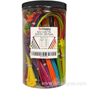 Electriduct Nylon Cable Tie Kit Multi Color